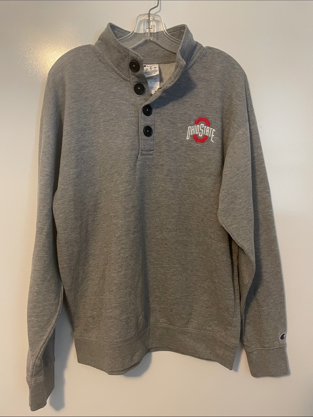 Champion Ohio State University Polo Sweatshirt Size men’s Medium